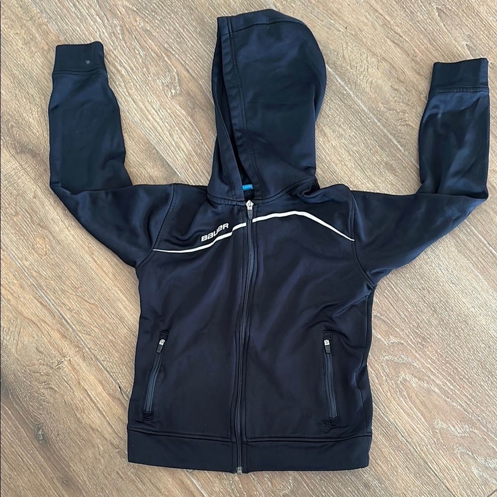 Bauer Black Zip-Up Hoodie